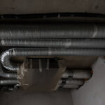 Fireproof pipe insulation, fire safety, residential and commercial insulation.