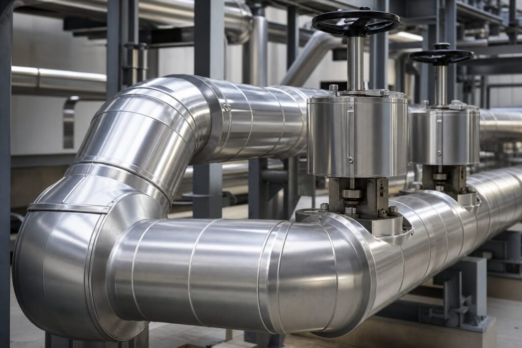 Metal Jacketing service by YNC Pipe Insulation